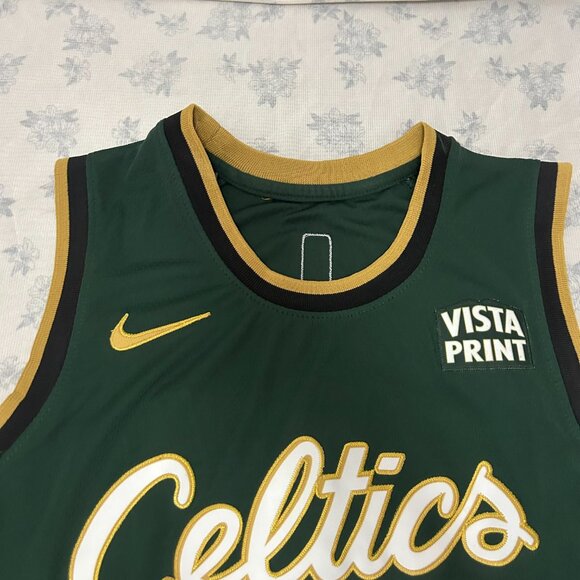 NBA Regata Nba Boston Celtics Verde Diamante Tatum #0 Jersey - Picture 5 of 6